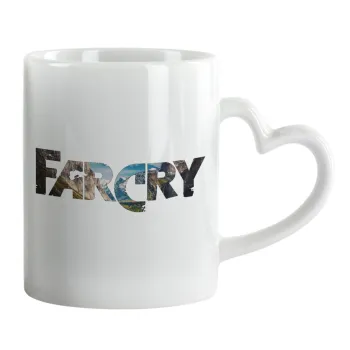 Farcry, Mug heart handle, ceramic, 330ml