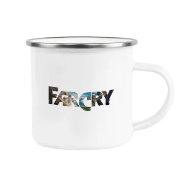 Farcry, Metallic enamel cup white 360ml