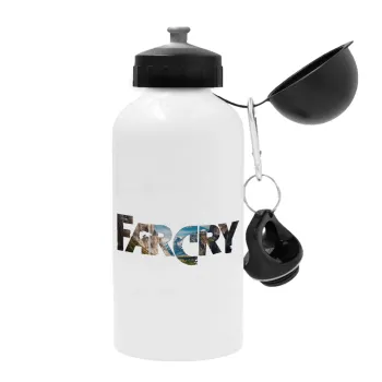 Farcry, Metal water bottle, White, aluminum 500ml