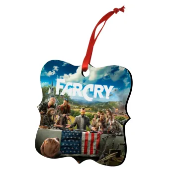Farcry, Christmas ornament polygon wooden 7.5cm