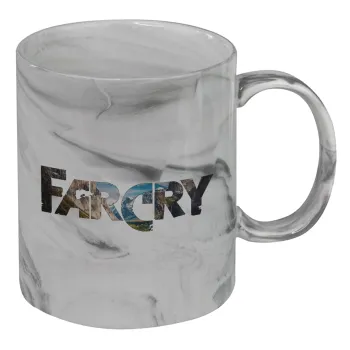 Farcry, Κούπα κεραμική, marble style (μάρμαρο), 330ml