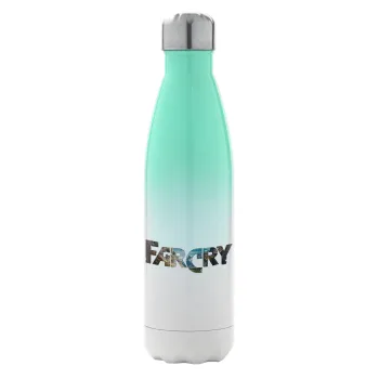 Farcry, Μεταλλικό παγούρι θερμός Πράσινο/Λευκό (Stainless steel), διπλού τοιχώματος, 500ml