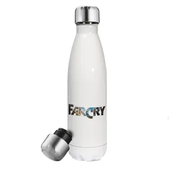 Farcry, Metal mug thermos White (Stainless steel), double wall, 500ml
