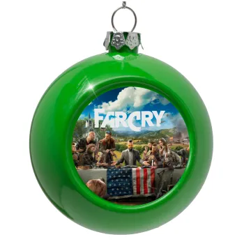 Farcry, Green Christmas tree ornament bauble 8cm