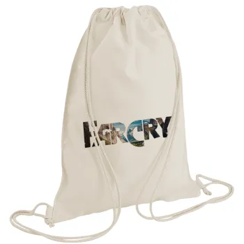 Farcry, Τσάντα πλάτης πουγκί GYMBAG natural (28x40cm)