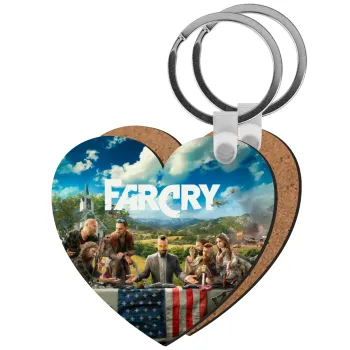 Farcry, Μπρελόκ Ξύλινο καρδιά MDF