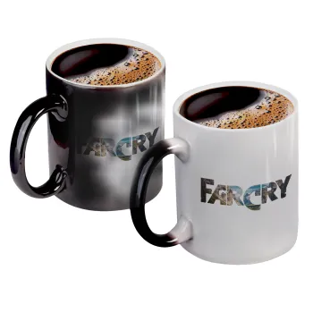 Farcry, Color changing magic Mug, ceramic, 330ml when adding hot liquid inside, the black colour desappears (1 pcs)