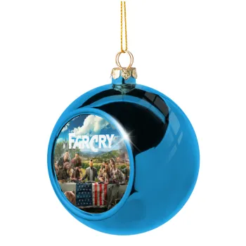 Farcry, Blue Christmas tree ball ornament 8cm