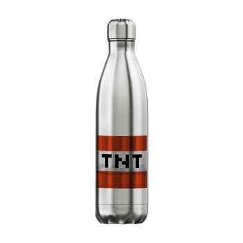 Minecraft TNT, Inox (Stainless steel) hot metal mug, double wall, 750ml