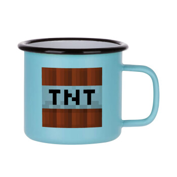 Minecraft TNT, Κούπα Μεταλλική εμαγιέ ΜΑΤ σιέλ 360ml