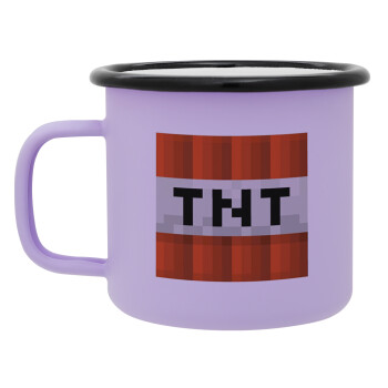 Minecraft TNT, Κούπα Μεταλλική εμαγιέ ΜΑΤ Light Pastel Purple 360ml