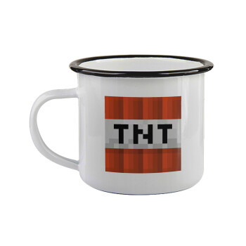 Minecraft TNT, Κούπα εμαγιέ με μαύρο χείλος 360ml