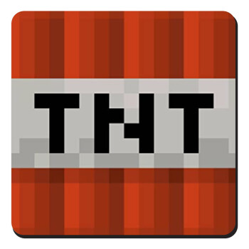 Minecraft TNT, Τετράγωνο μαγνητάκι ξύλινο 9x9cm