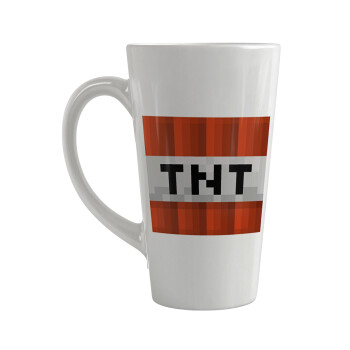 Minecraft TNT, Κούπα κωνική Latte Μεγάλη, κεραμική, 450ml
