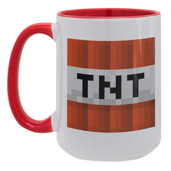 Minecraft TNT, Κούπα Mega 15oz, κεραμική Κόκκινη, 450ml