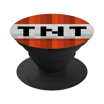 Minecraft TNT, Pop Socket Μαύρο Βάση Στήριξης Κινητού στο Χέρι