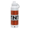 1L Stainless Steel Thermal Bottle with Phone Holder & Double Wall Insulation