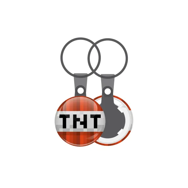 Minecraft TNT — Mini keychain, 2.5cm