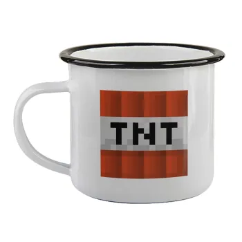 Minecraft TNT, Κούπα εμαγιέ με μαύρο χείλος 360ml