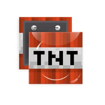 Minecraft TNT, Κονκάρδα παραμάνα τετράγωνη 5x5cm