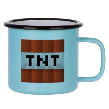 Minecraft TNT, Κούπα Μεταλλική εμαγιέ ΜΑΤ σιέλ 360ml