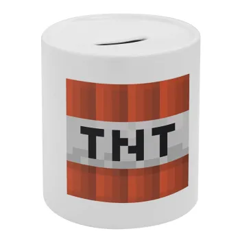 Minecraft TNT, Κουμπαράς πορσελάνης με τάπα