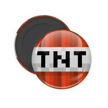 Minecraft TNT, Μαγνητάκι ψυγείου στρογγυλό διάστασης 5cm