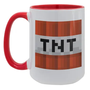 Minecraft TNT, Κούπα Mega 15oz, κεραμική Κόκκινη, 450ml
