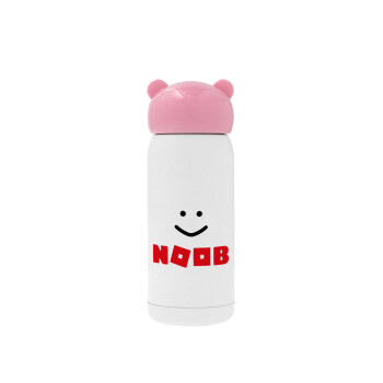 NOOB, Ροζ ανοξείδωτο παγούρι θερμό (Stainless steel), 320ml