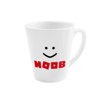 NOOB, Κούπα Latte Λευκή, κεραμική, 300ml