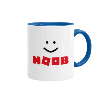 NOOB, Mug colored blue, ceramic, 330ml