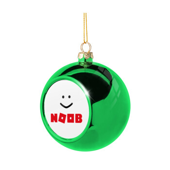 NOOB, Χριστουγεννιάτικη μπάλα δένδρου Πράσινη 8cm