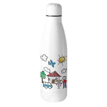 Children's drawing, Metal mug thermos (Stainless steel), 500ml