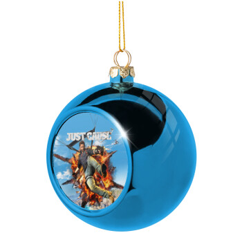 Just Gause, Χριστουγεννιάτικη μπάλα δένδρου Μπλε 8cm