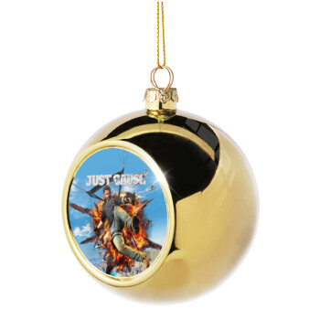 Just Gause, Χριστουγεννιάτικη μπάλα δένδρου Χρυσή 8cm
