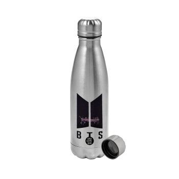 BTS, Metallic water bottle, stainless steel, 750ml