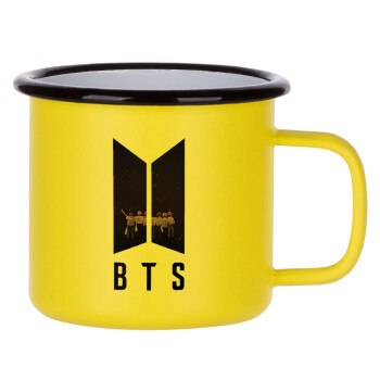 BTS, Metallic enamel MATT Yellow cup 360ml