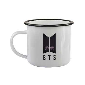 BTS, Κούπα εμαγιέ με μαύρο χείλος 360ml
