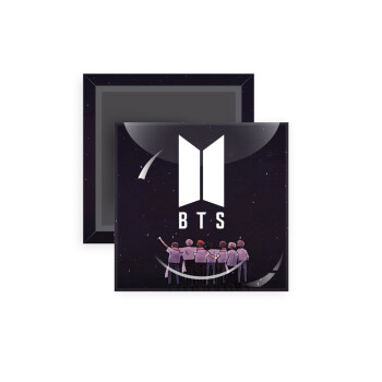 BTS, Μαγνητάκι ψυγείου τετράγωνο διάστασης 5x5cm