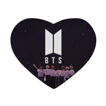BTS, Mousepad καρδιά 23x20cm