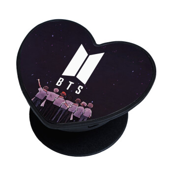 BTS, Phone Holders Stand  καρδιά Μαύρο Βάση Στήριξης Κινητού στο Χέρι