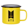 Metallic enamel MATT Yellow cup 360ml