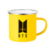 Yellow Enamel Metallic Cup 360ml