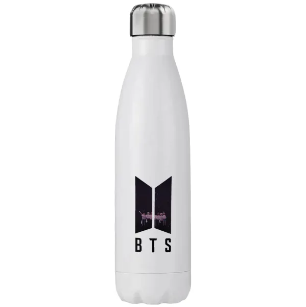 BTS — Μεταλλικό παγούρι θερμός (Stainless steel), διπλού τοιχώματος, 750ml