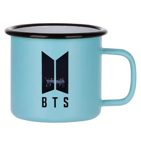 BTS — Κούπα Μεταλλική εμαγιέ ΜΑΤ σιέλ 360ml
