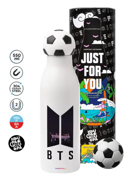 BTS — Soccer Metal mug thermos, double wall, 550ml