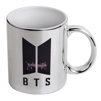 BTS, Κούπα κεραμική, ασημένια καθρέπτης, 330ml