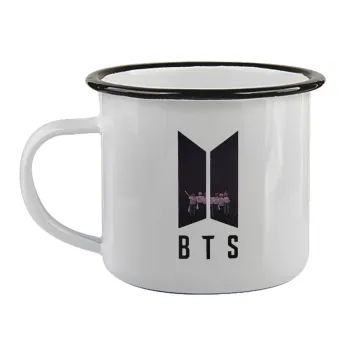 BTS, Κούπα εμαγιέ με μαύρο χείλος 360ml