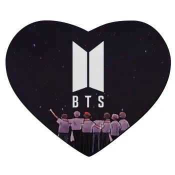 BTS, Mousepad καρδιά 23x20cm