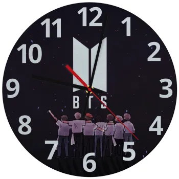 BTS, Ρολόι τοίχου γυάλινο (30cm)